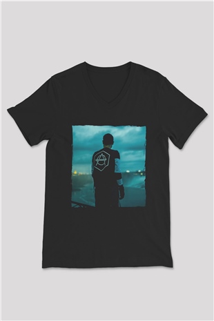 Don Diablo Siyah Unisex V Yaka Tişört