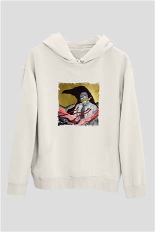 Don DiabloBaskılı Beyaz Hoodie