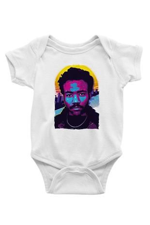 Donald Glover Beyaz Bebek Body - Zıbın