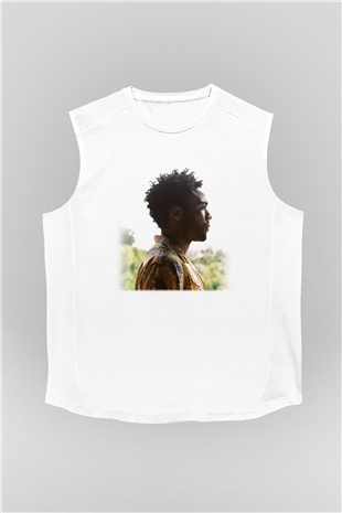 Donald Glover Beyaz Unisex Kolsuz Tişört