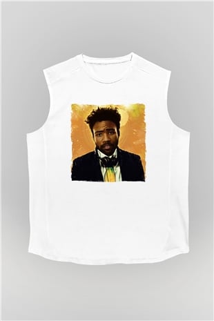 Donald Glover Beyaz Unisex Kolsuz Tişört