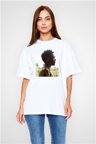 Donald Glover Beyaz Unisex Oversize Tişört T-Shirt