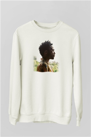 Donald Glover Beyaz Unisex Sweatshirt