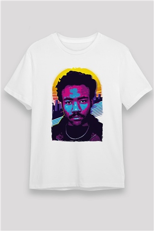 Donald Glover Beyaz Unisex Tişört T-Shirt - TişörtFabrikası