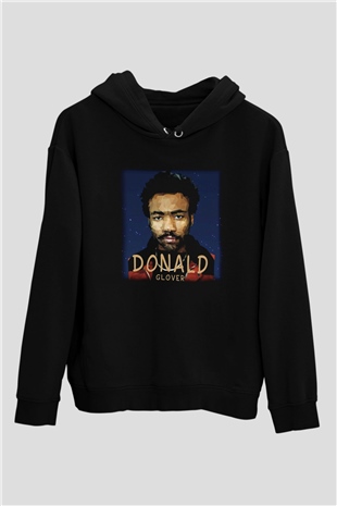 Donald Glover Siyah Unisex Hoodie