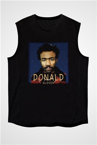 Donald Glover Siyah Unisex Kolsuz Tişört