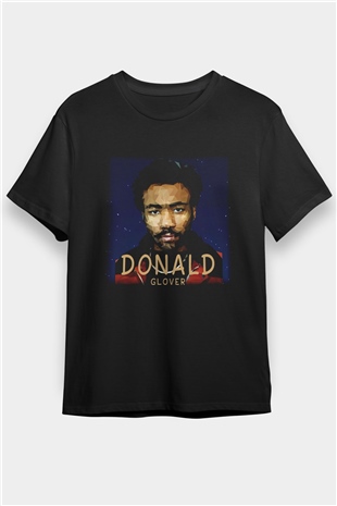 Donald Glover Siyah Unisex Tişört T-Shirt - TişörtFabrikası
