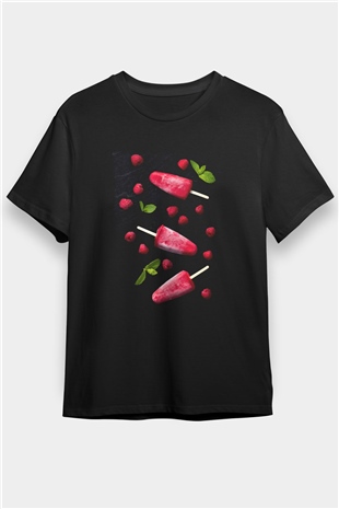 Dondurmacı Siyah Unisex Tişört T-Shirt - TişörtFabrikası
