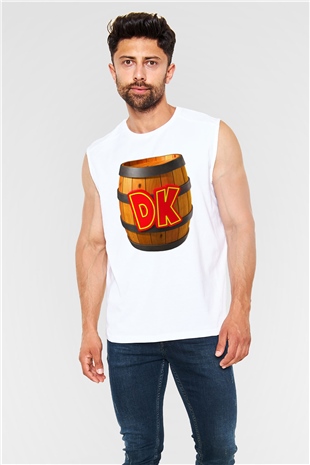 Donkey Kong Beyaz Unisex Kolsuz Tişört
