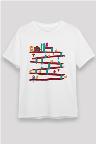 Donkey Kong Beyaz Unisex Tişört T-Shirt