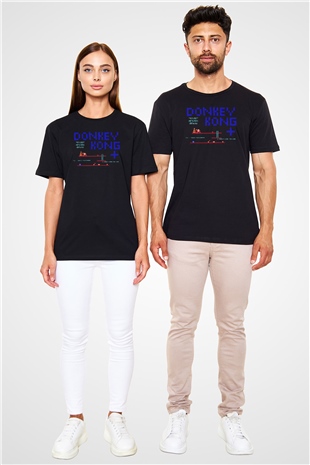 Donkey Kong Siyah Unisex Tişört
