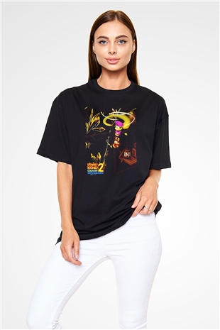 Donkey Kong Siyah Oversize Tişört