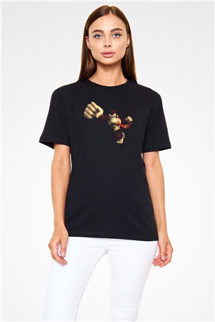 Donkey Kong Siyah Unisex Tişört T-Shirt