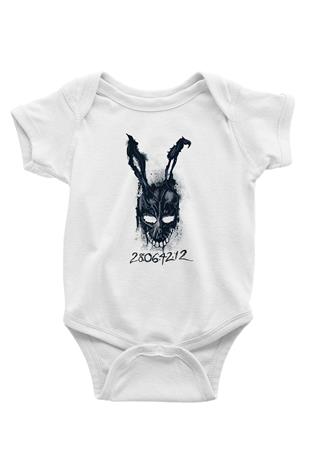 Donnie Darko Baskılı Beyaz Unisex Bebek Body - Zıbın