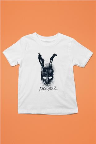 Donnie Darko Baskılı Beyaz Unisex Beyaz Çocuk Tişört - Tshirt