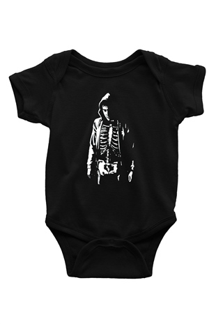 Donnie Darko Baskılı Unisex Siyah Bebek Body - Zıbın