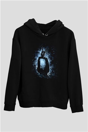 Donnie Darko Baskılı Unisex Siyah Hoodie