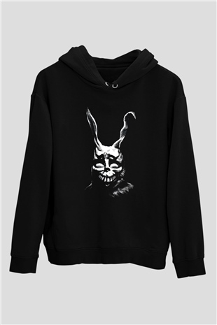 Donnie Darko Baskılı Unisex Siyah Hoodie