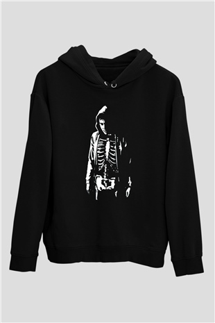 Donnie Darko Baskılı Unisex Siyah Hoodie