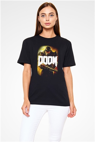Doom Siyah Unisex Tişört T-Shirt
