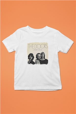 Doors Baskılı Unisex Beyaz Çocuk Tişört