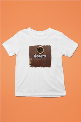 Doors Baskılı Unisex Beyaz Çocuk Tişört