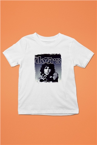 Doors Baskılı Unisex Beyaz Çocuk Tişört