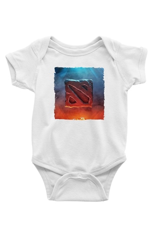 Dota 2 Beyaz Bebek Body - Zıbın