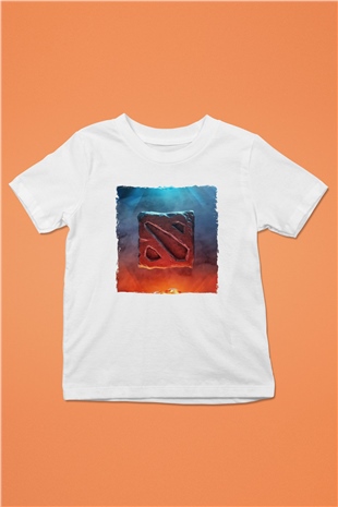 Dota 2 Beyaz Unisex Çocuk Tişört