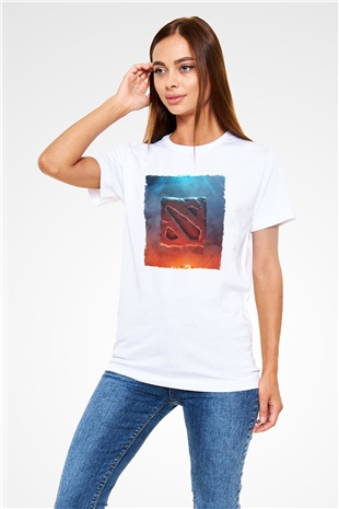 Dota 2 Beyaz Unisex Tişört T-Shirt