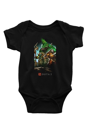 Dota 2 Siyah Bebek Body - Zıbın