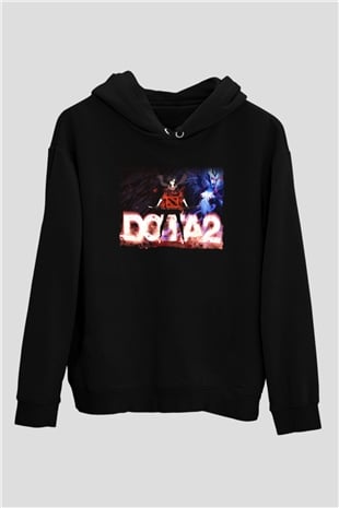 Dota 2 Siyah Unisex Hoodie