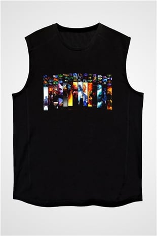 Dota 2 Siyah Unisex Kolsuz Tişört