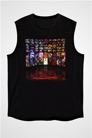 Dota 2 Siyah Unisex Kolsuz Tişört