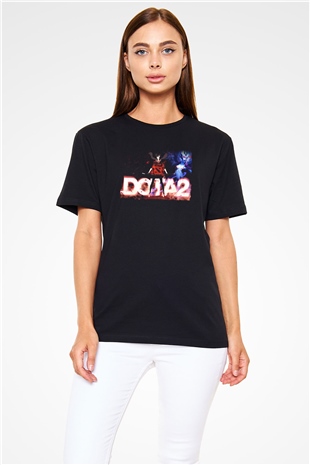 Dota 2 Siyah Unisex Tişört T-Shirt
