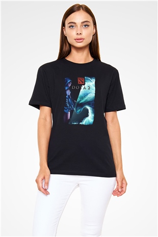 Dota 2 Siyah Unisex Tişört T-Shirt