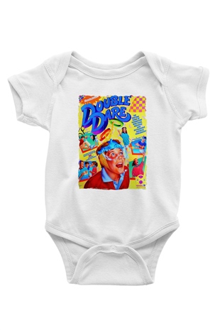 Double Dare Beyaz Bebek Body - Zıbın