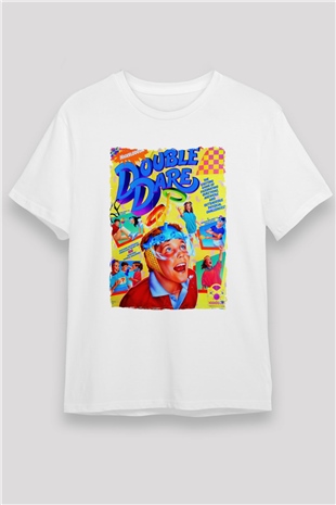 Double Dare Beyaz Unisex Tişört