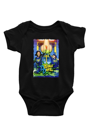 Double Dare Siyah Bebek Body - Zıbın