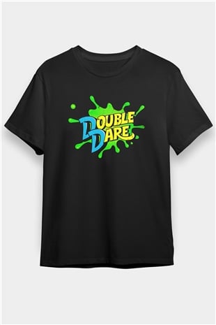 Double Dare Siyah Unisex Tişört
