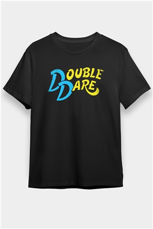 Double Dare Siyah Unisex Tişört