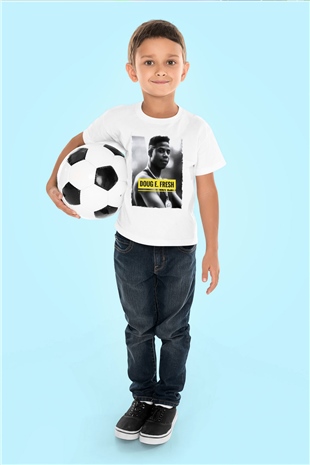 Doug E. Fresh Beyaz Unisex Çocuk Tişört