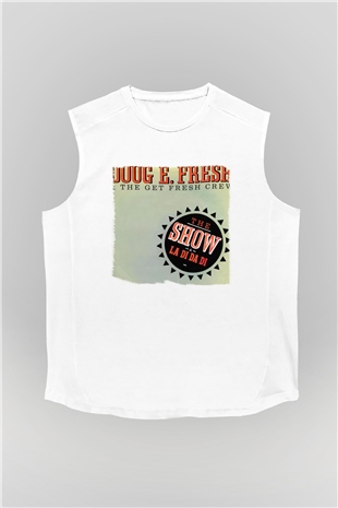Doug E. Fresh Beyaz Unisex Kolsuz Tişört