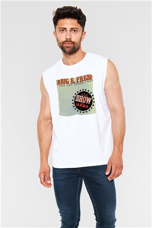 Doug E. Fresh Beyaz Unisex Kolsuz Tişört