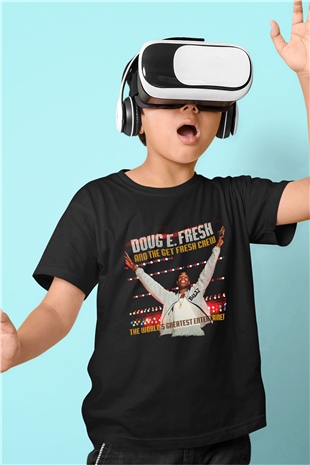 Doug E. Fresh Siyah Unisex Çocuk Tişört