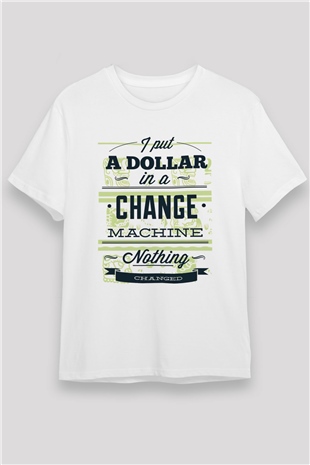 Dövizci Beyaz Unisex Tişört T-Shirt - TişörtFabrikası