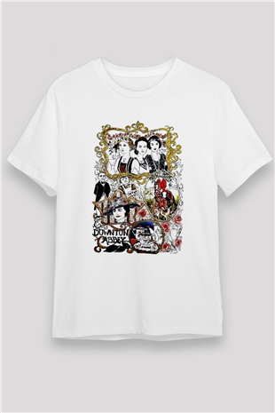 Downtown Abbey Beyaz Unisex Tişört T-Shirt