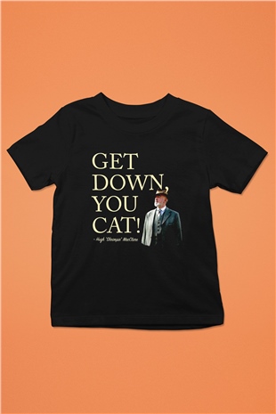 Downtown Abbey Siyah Unisex Çocuk Tişört