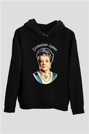 Downtown Abbey Siyah Unisex Hoodie