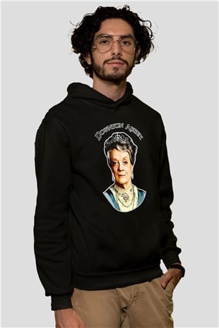 Downtown Abbey Siyah Unisex Hoodie